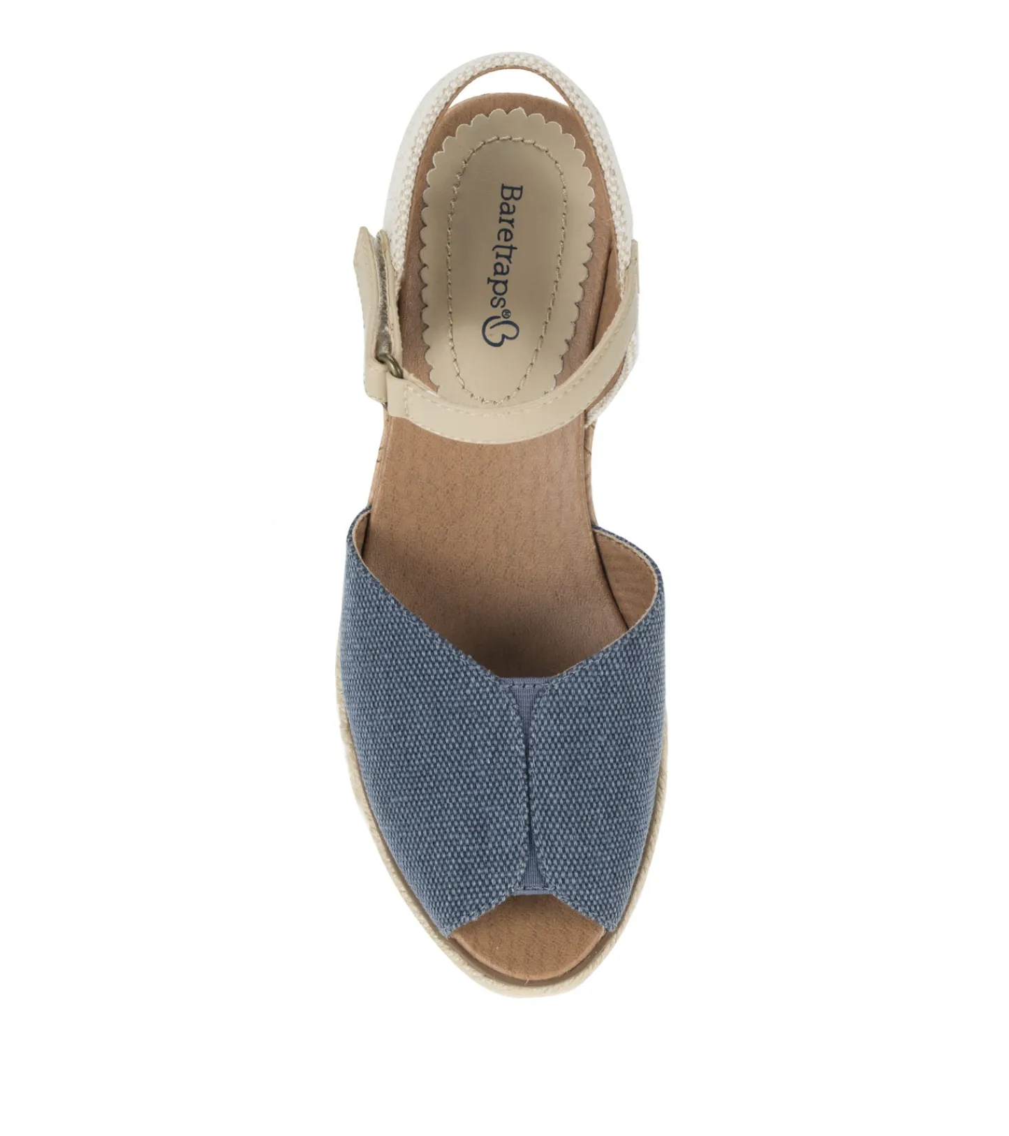 Baretraps Wedge Sandals^Odetta Espadrille Wedge Sandal NavyBlueCanvas
