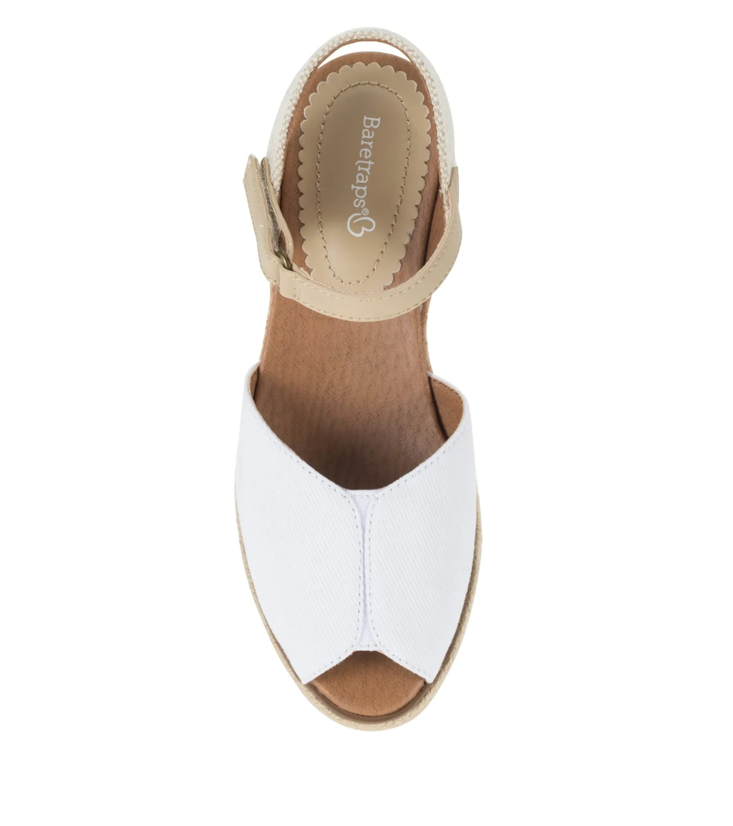 Baretraps Wedge Sandals^Odetta Espadrille Wedge Sandal WhiteCanvas
