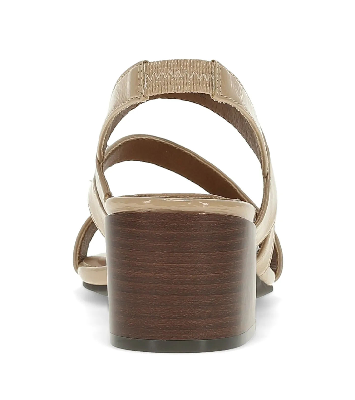 Baretraps Dress Shoes^Posha Block Heel Sandal LattePatent