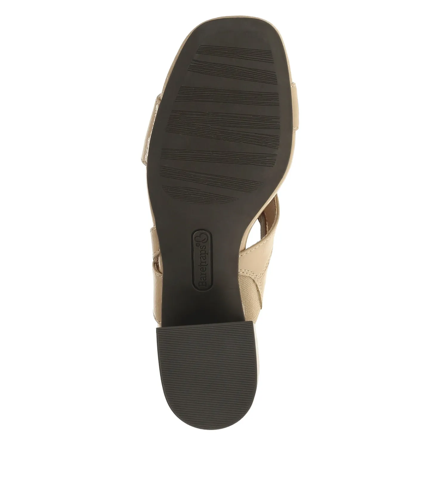 Baretraps Dress Shoes^Posha Block Heel Sandal LattePatent