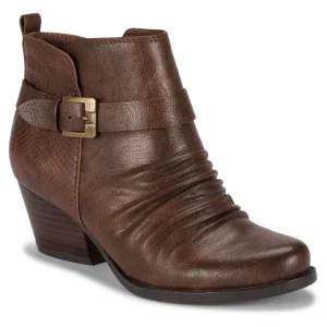 Baretraps Booties^Rebel Block Heel Bootie DarkBrown