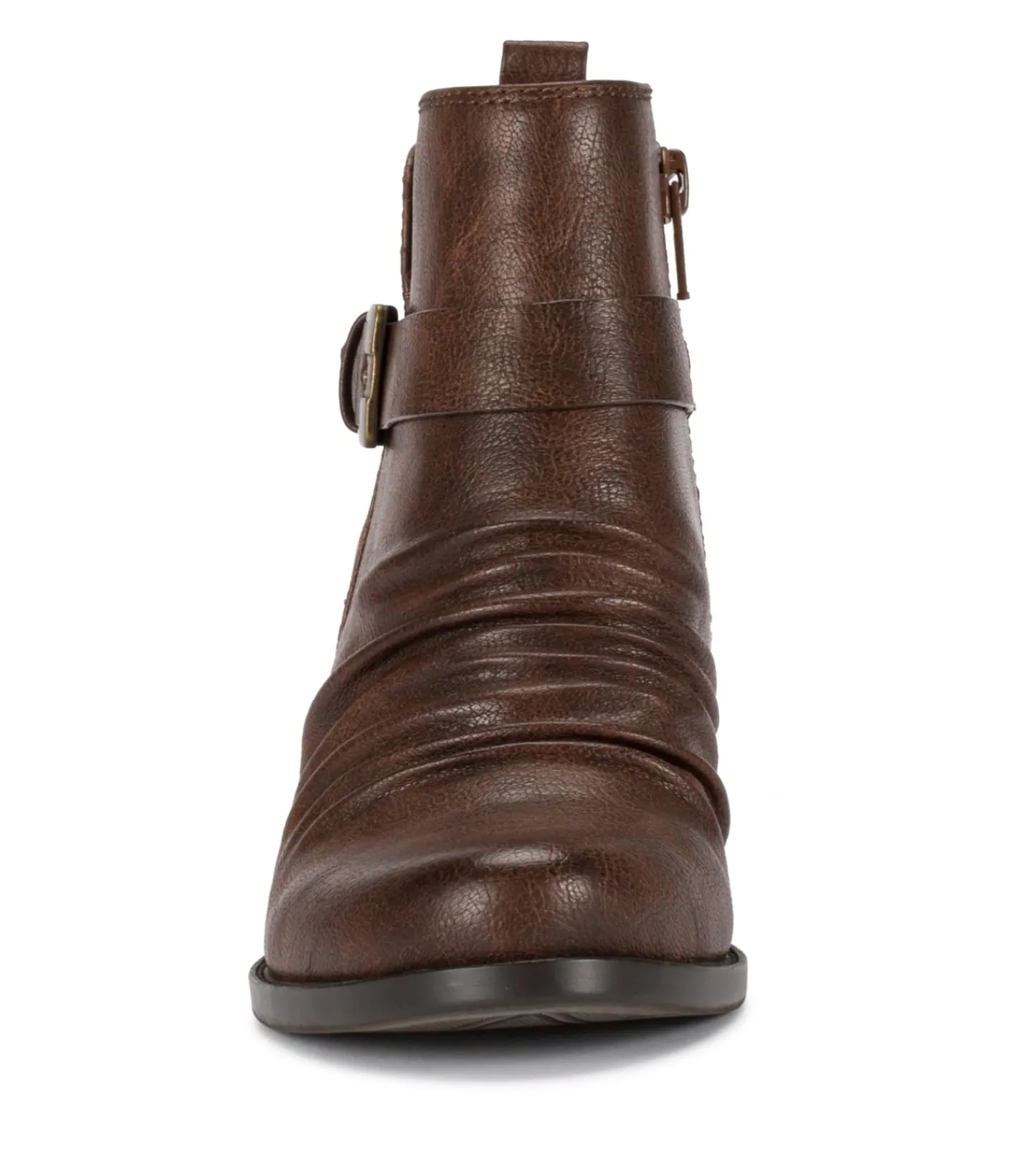 Baretraps Booties^Rebel Block Heel Bootie DarkBrown