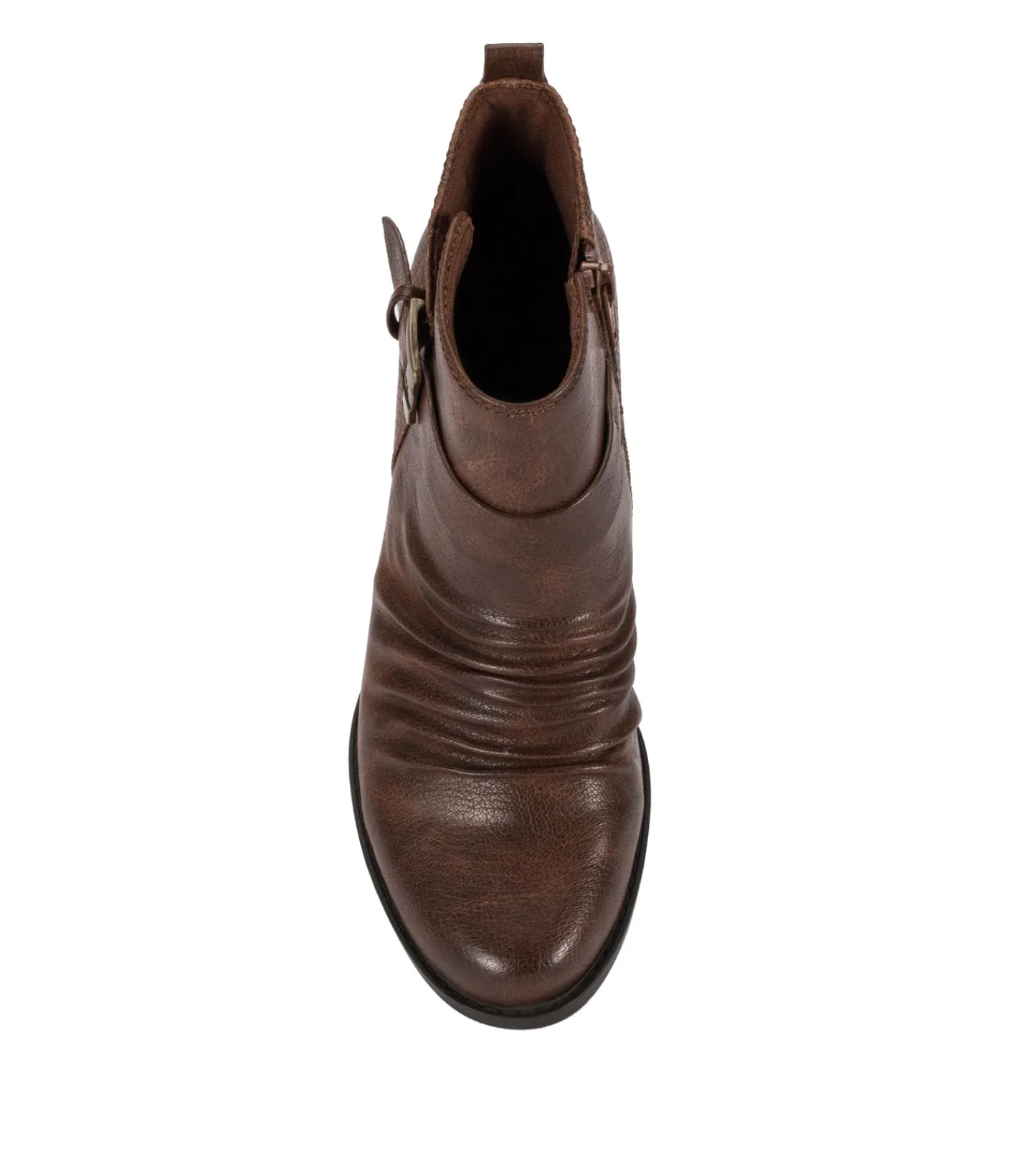 Baretraps Booties^Rebel Block Heel Bootie DarkBrown