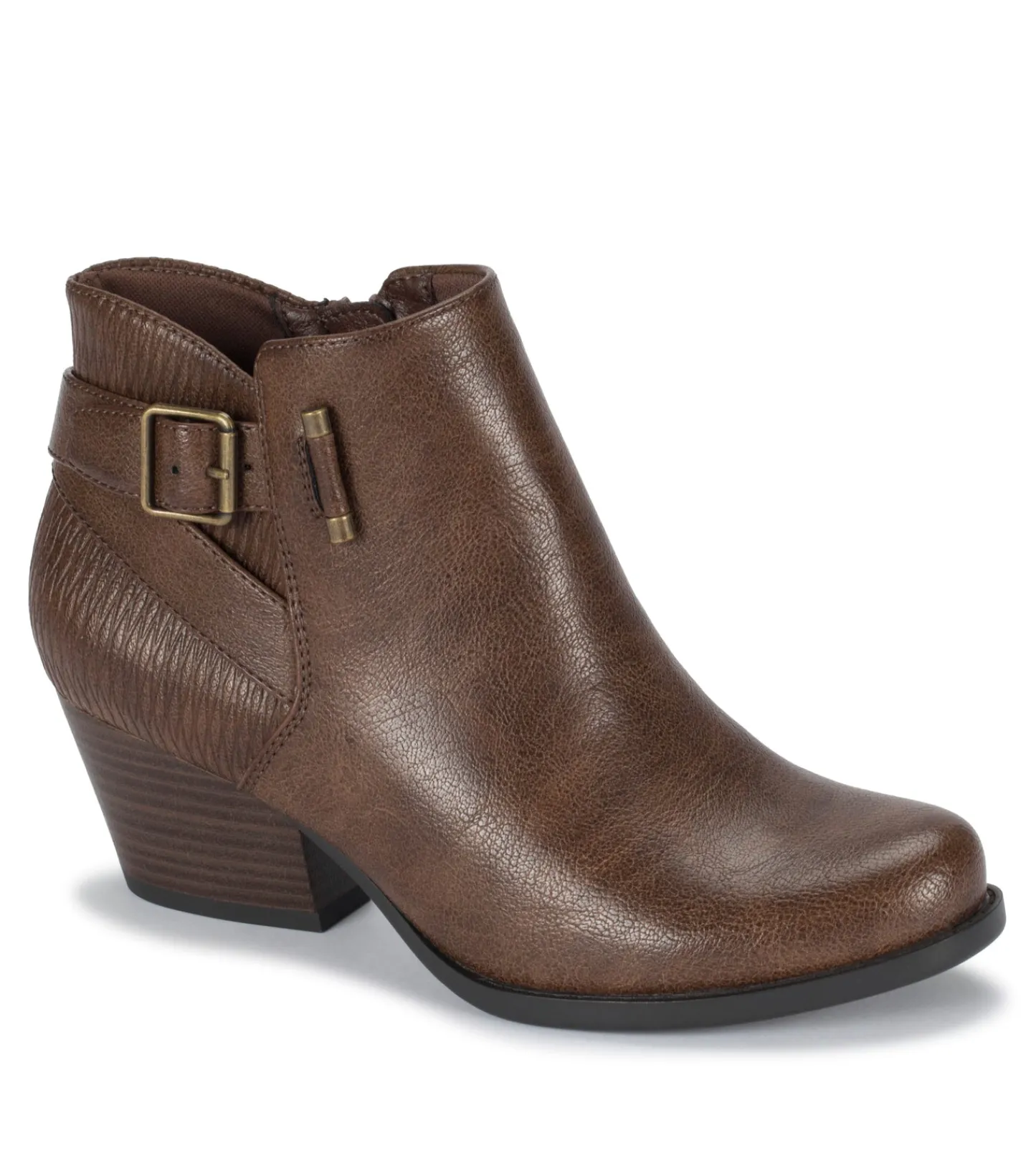 Baretraps Booties^Reggie Block Heel Bootie DarkBrown