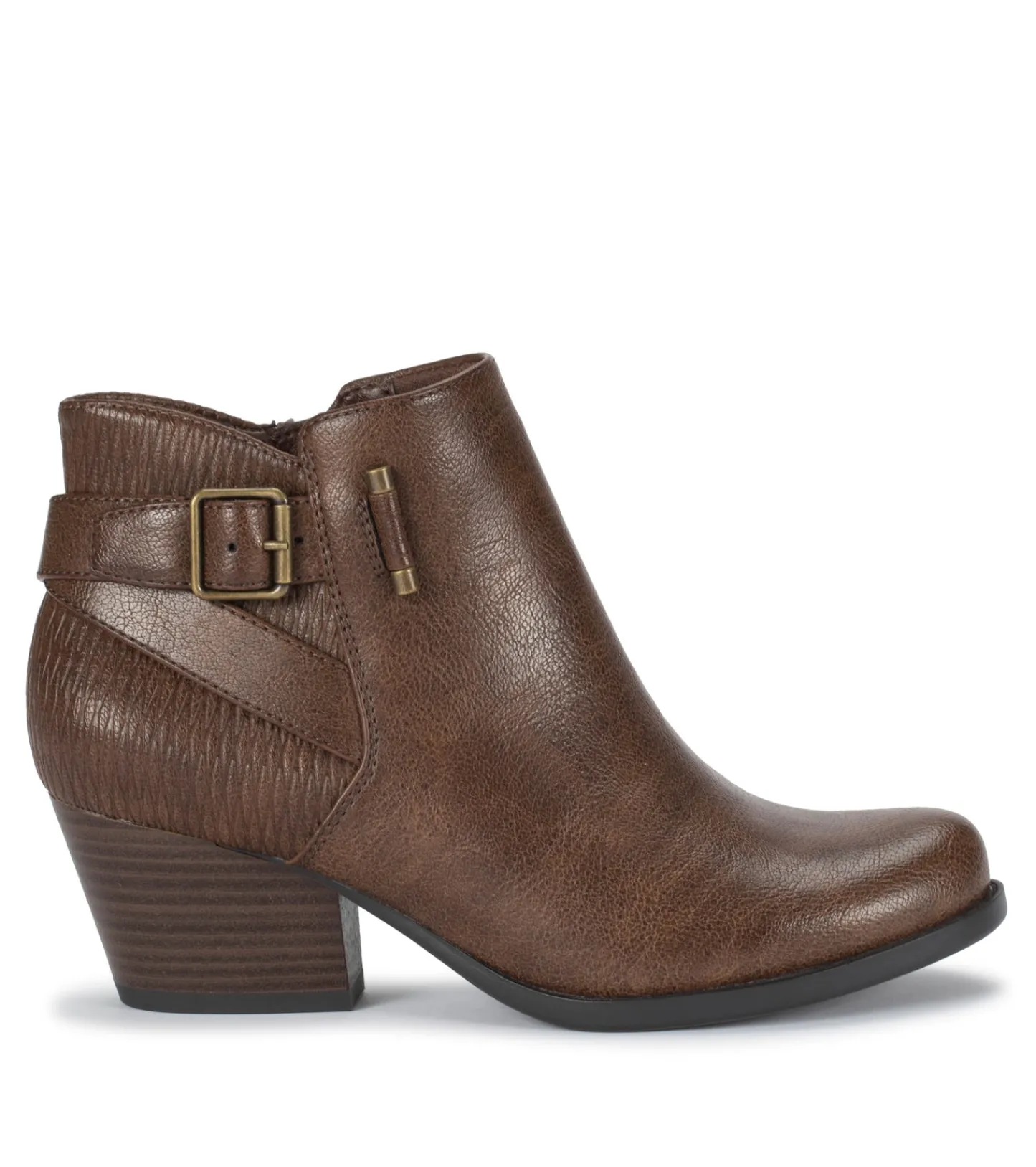 Baretraps Booties^Reggie Block Heel Bootie DarkBrown
