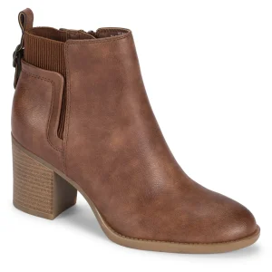 Baretraps Booties^Rhoslyn Block Heel Bootie BrushBrown