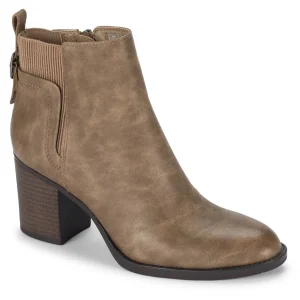 Baretraps Booties^Rhoslyn Block Heel Bootie Taupe