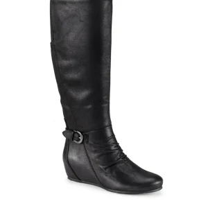 Baretraps Knee High Boots^Sammy Tall Wedge Boot Black