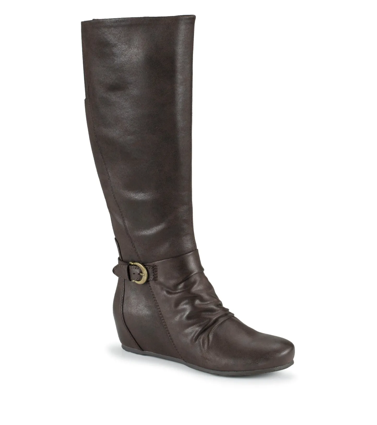 Baretraps Knee High Boots^Sammy Tall Wedge Boot DarkBrown