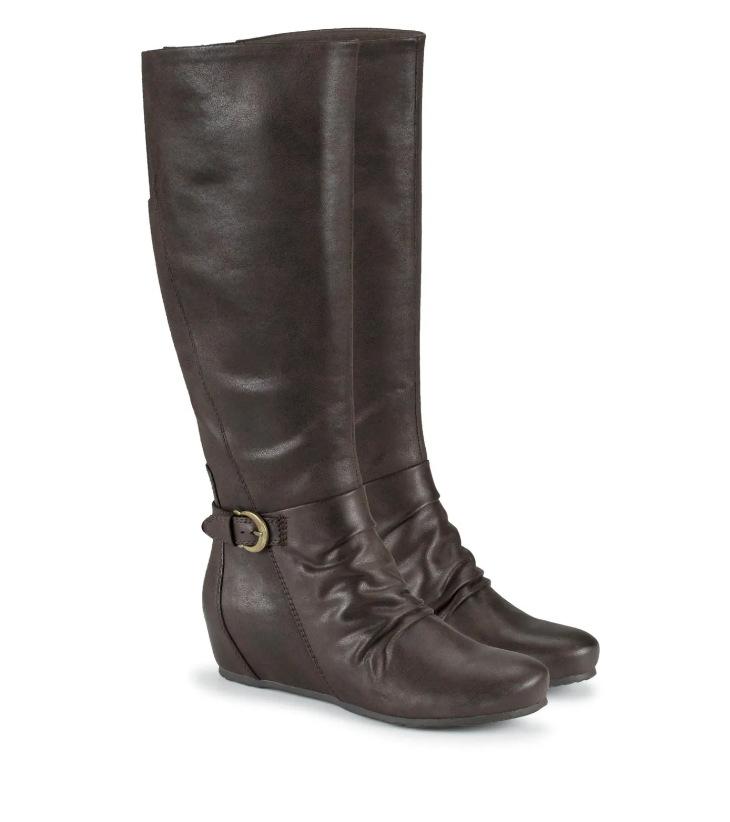 Baretraps Knee High Boots^Sammy Tall Wedge Boot DarkBrown