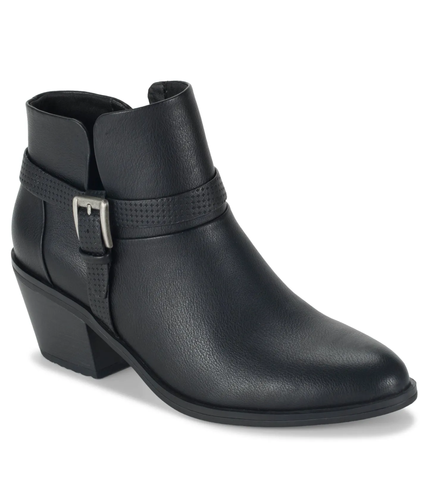 Baretraps Booties^Santos Block Heel Bootie Black