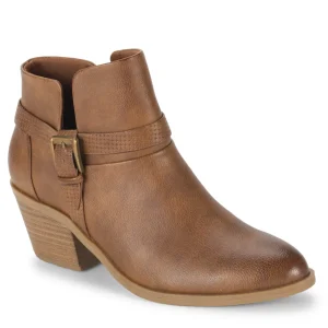 Baretraps Booties^Santos Block Heel Bootie Auburn