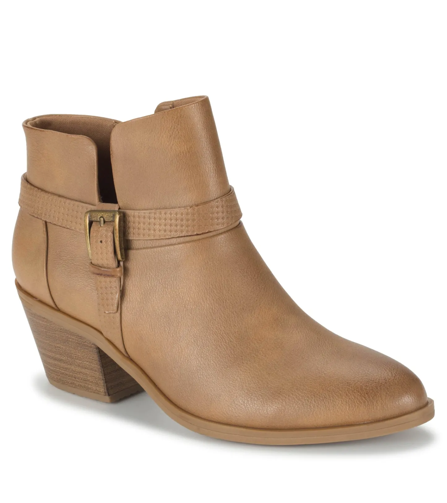Baretraps Booties^Santos Block Heel Bootie SaltedCaramel