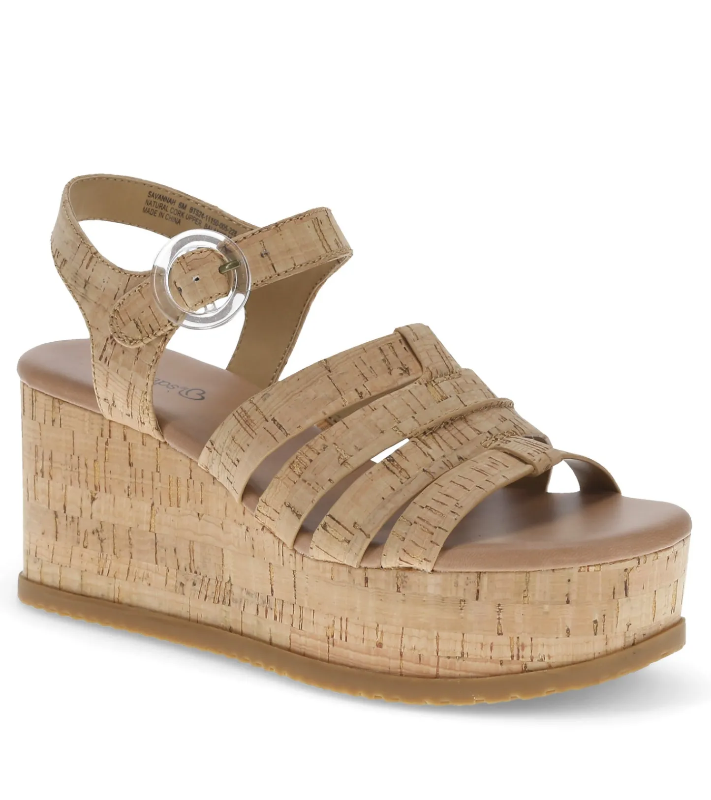 Baretraps Wedge Sandals^Savannah Wedge Sandal NaturalCork