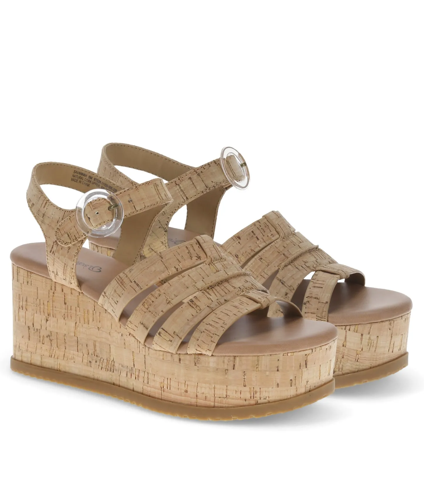 Baretraps Wedge Sandals^Savannah Wedge Sandal NaturalCork
