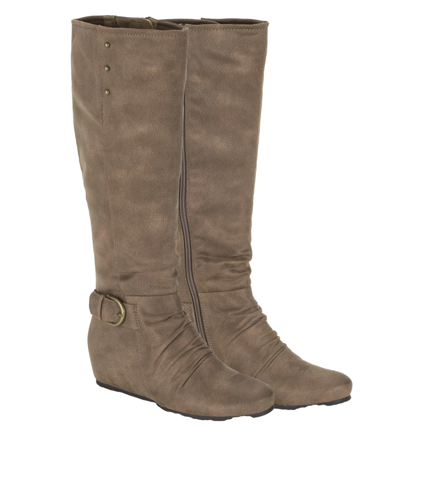 Baretraps Knee High Boots^Scarlett Tall Wedge Boot Truffle