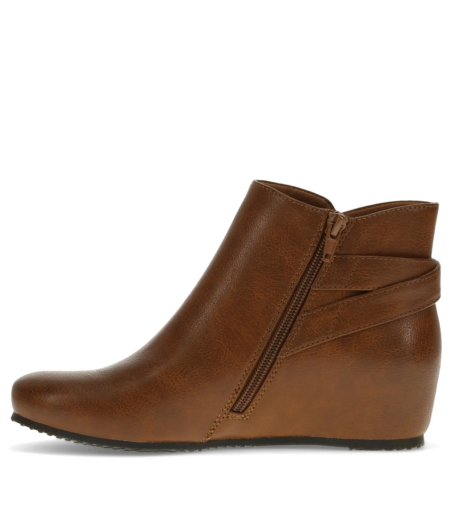 Baretraps Booties^Serena Wedge Bootie Cognac
