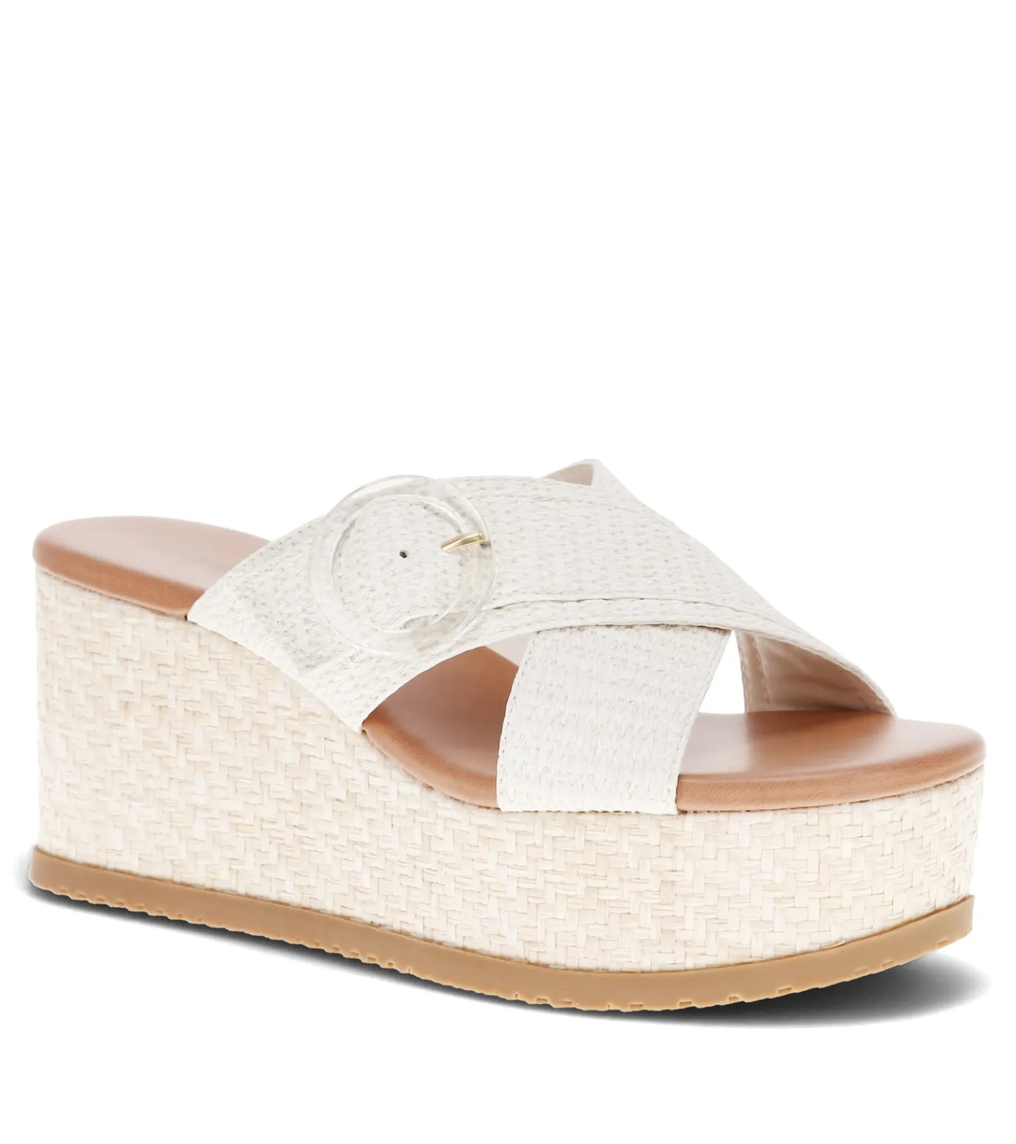 Baretraps Wedge Sandals^Sydney Wedge Sandal Cream