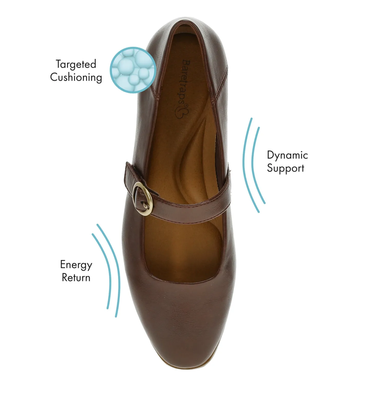 Baretraps Flats & Loafers | Dress Shoes^Teagan Mary Jane Flat Bloodstone