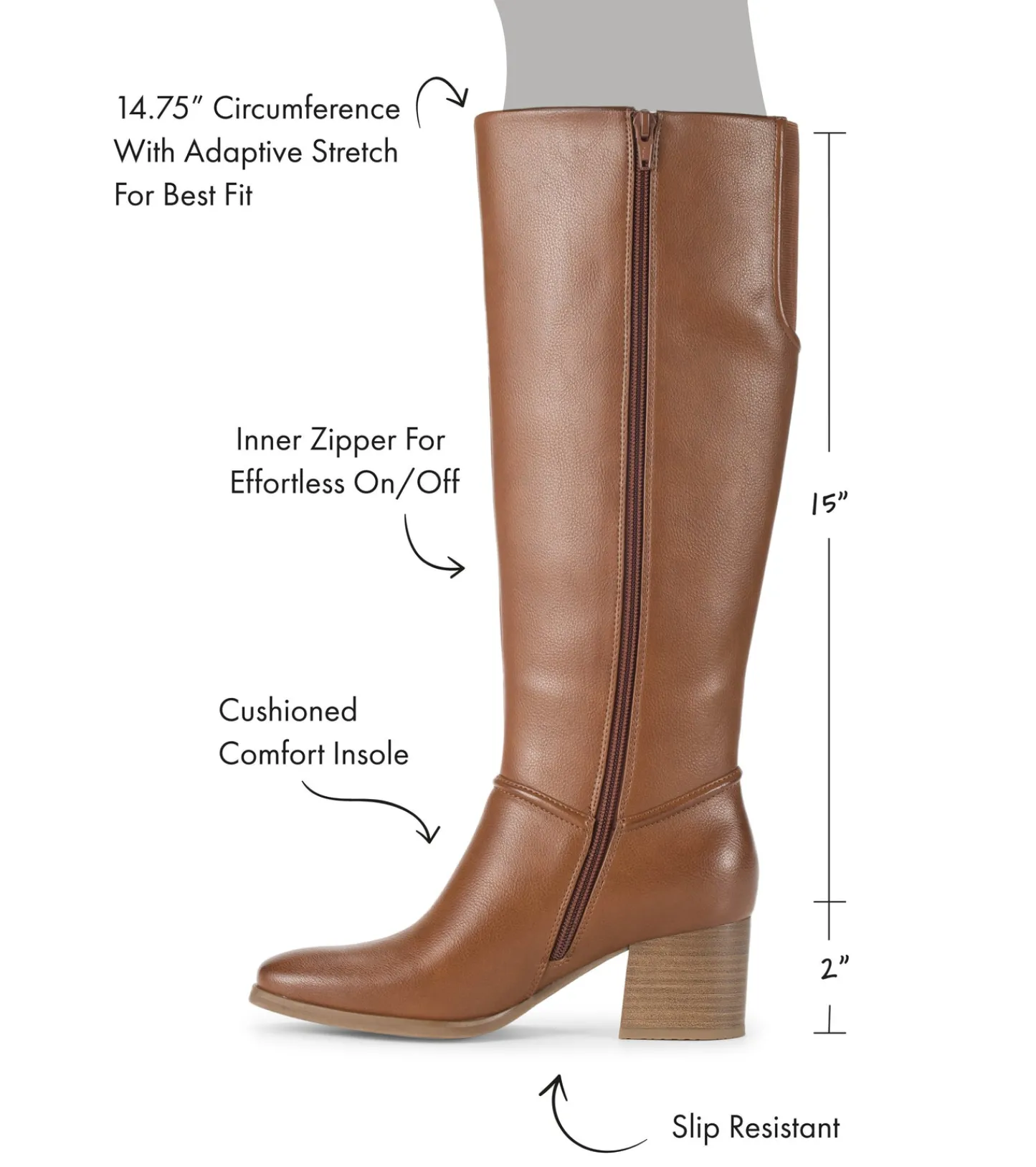 Baretraps Knee High Boots^Thalia Tall Boot Walnut