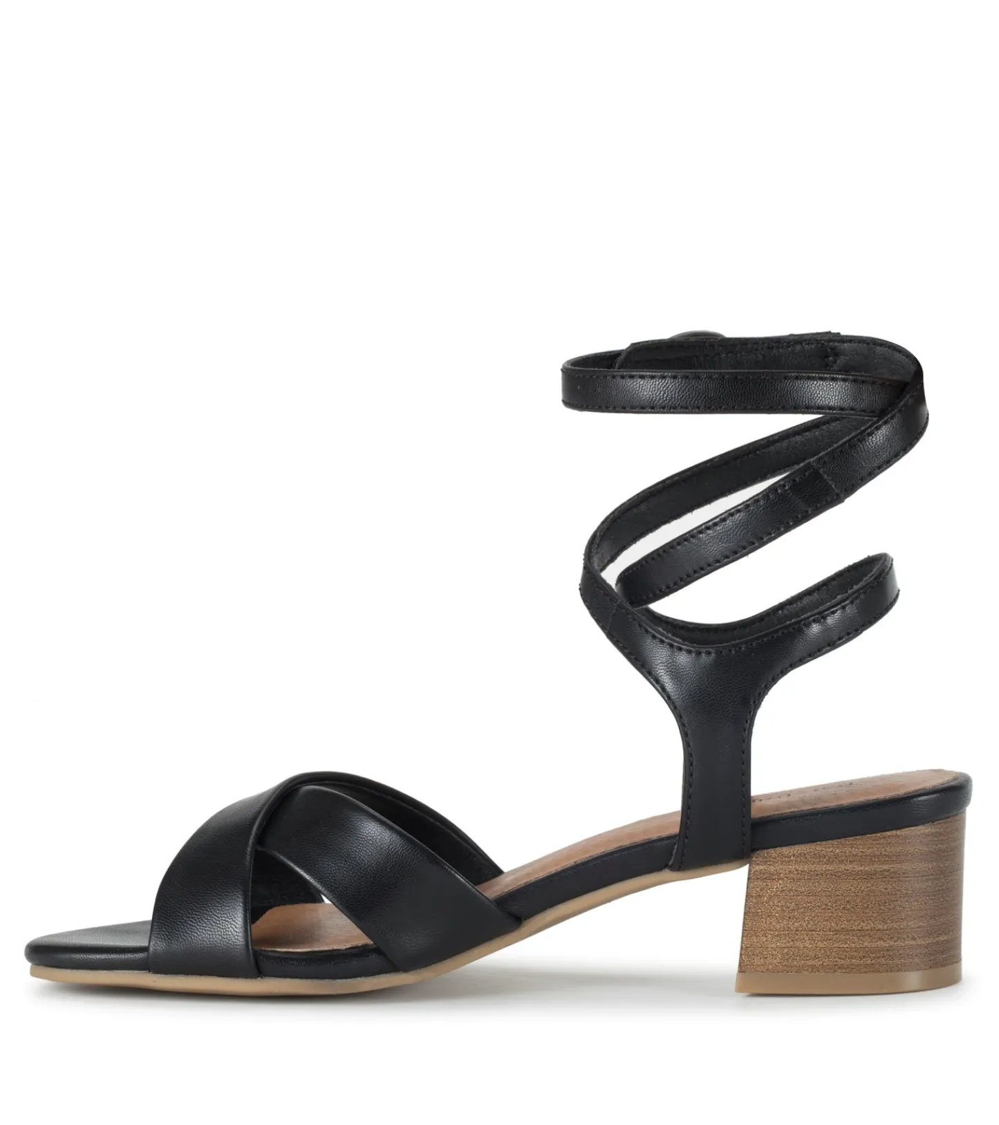Baretraps Classic Comfort Sandals^Valerie Block Heel Sandal Black