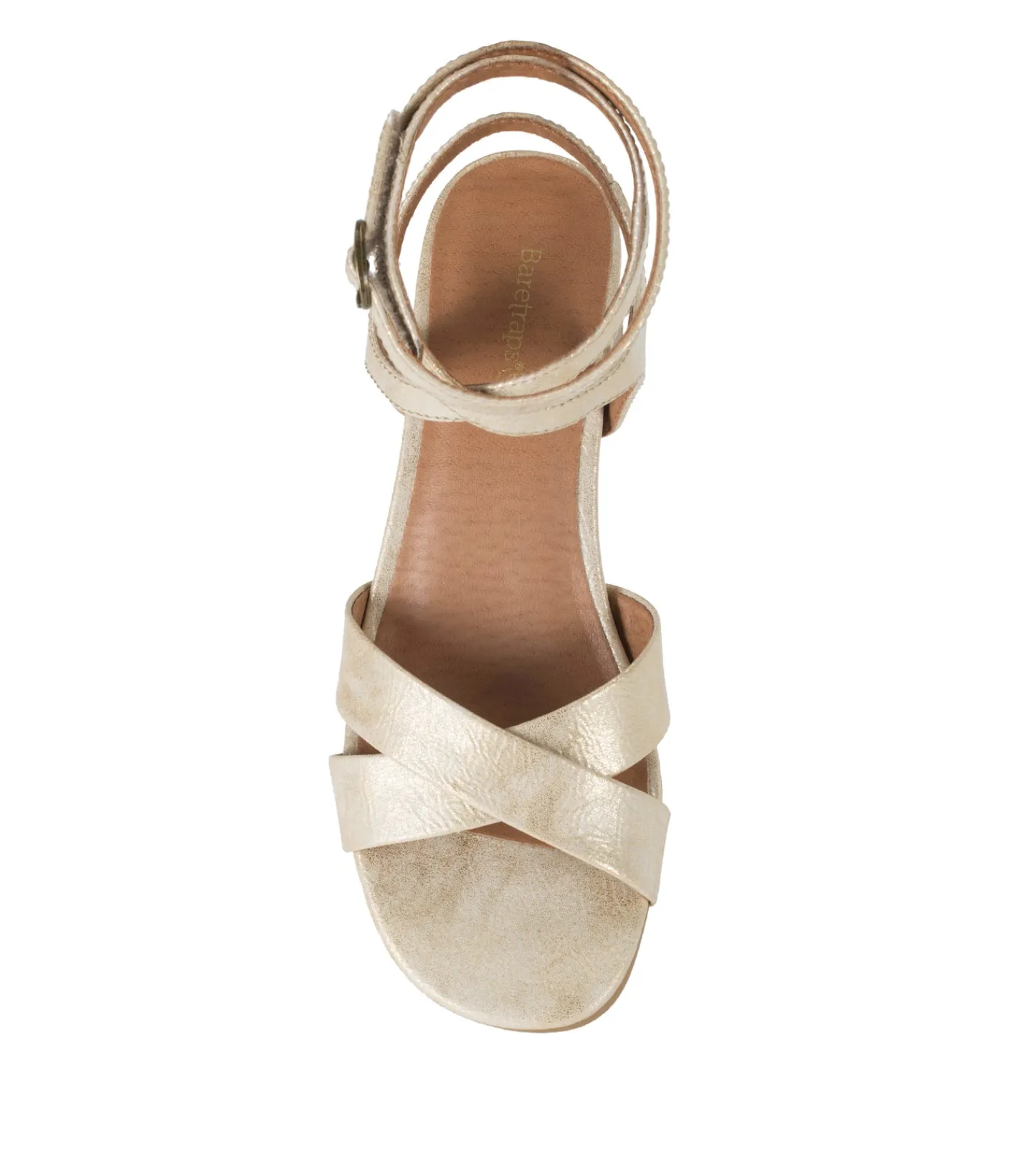 Baretraps Classic Comfort Sandals^Valerie Block Heel Sandal LightGold
