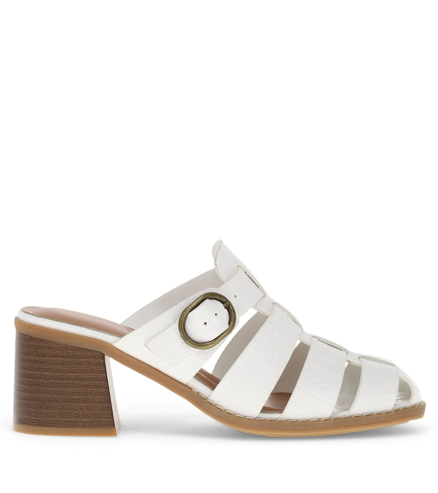 Baretraps Classic Comfort Sandals^Whitnie Block Heel Sandal Cream