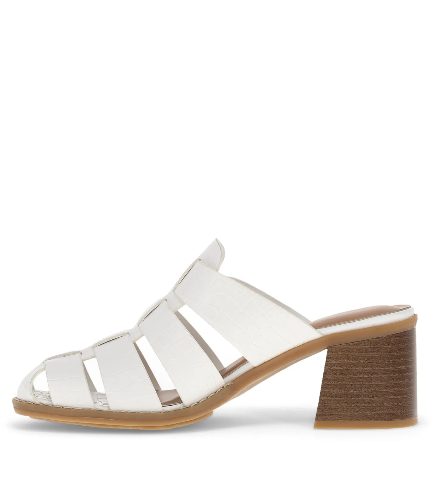 Baretraps Classic Comfort Sandals^Whitnie Block Heel Sandal Cream