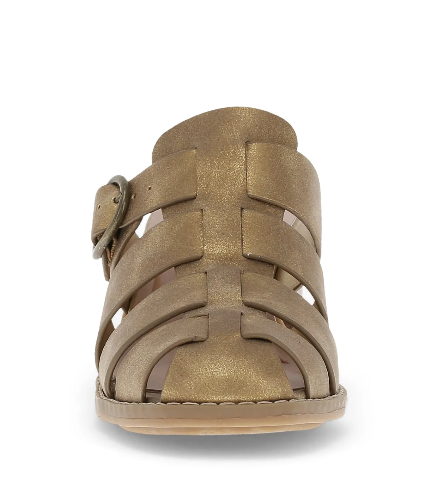 Baretraps Classic Comfort Sandals^Whitnie Block Heel Sandal OldGold