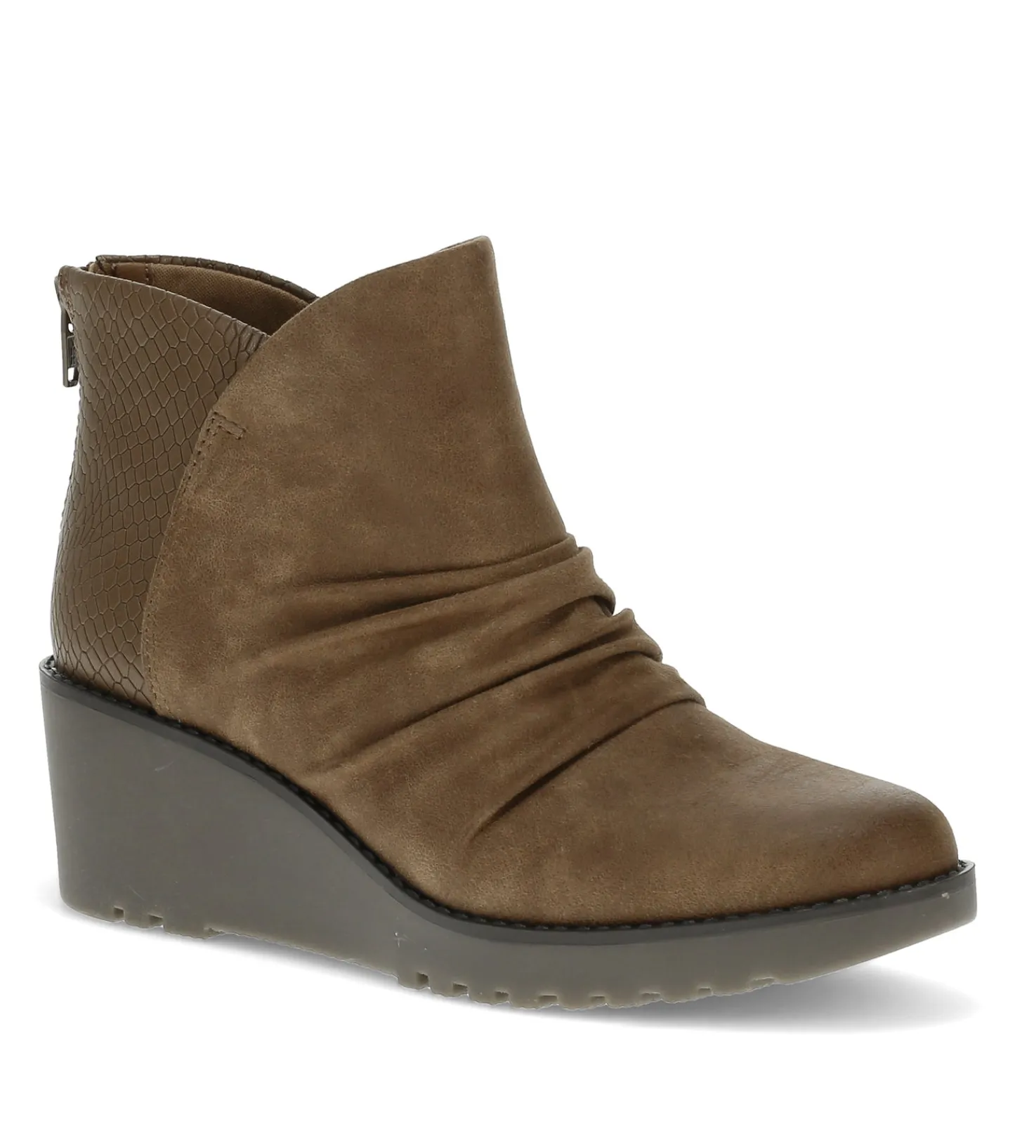 Baretraps Booties^Wichita Wedge Bootie DarkTaupe