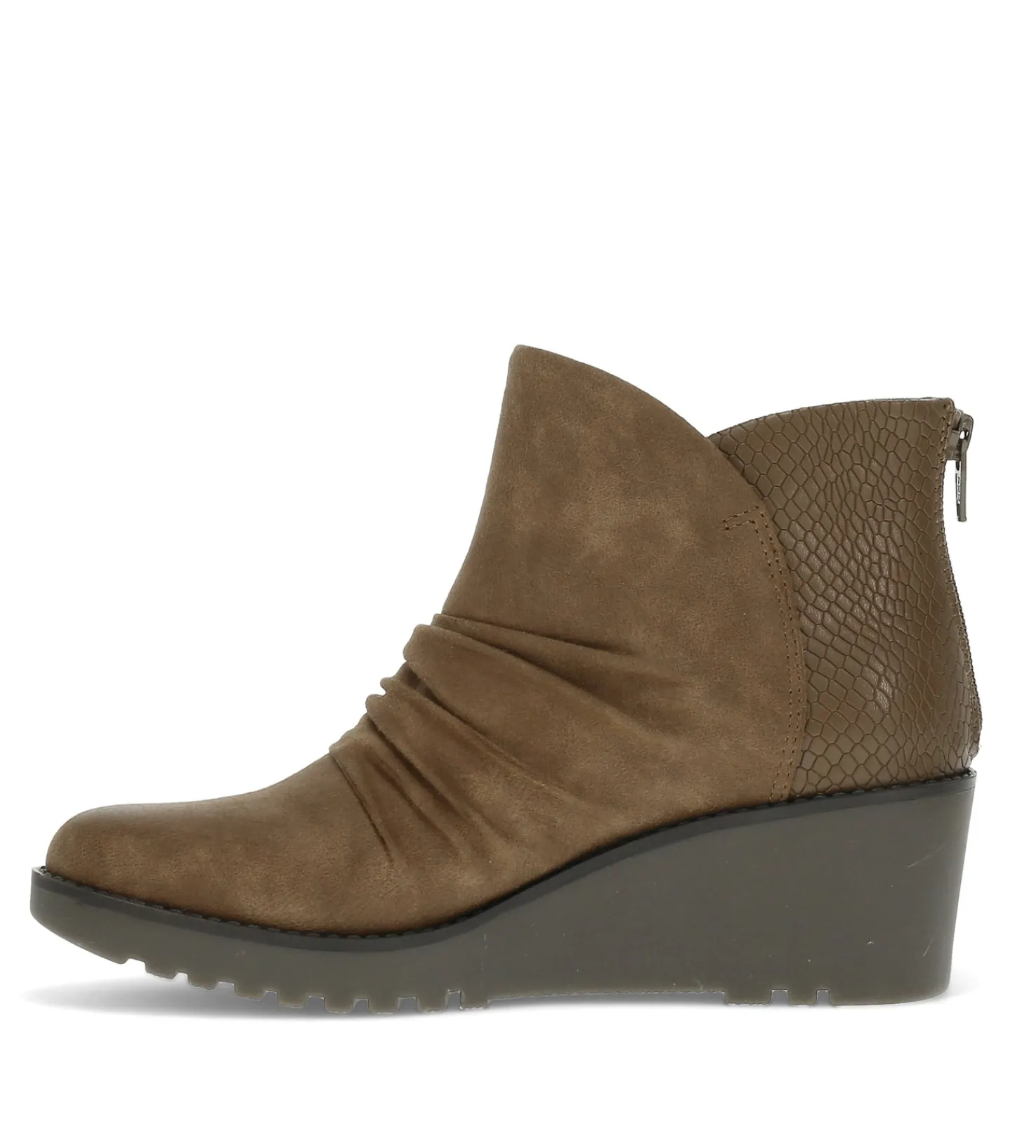 Baretraps Booties^Wichita Wedge Bootie DarkTaupe
