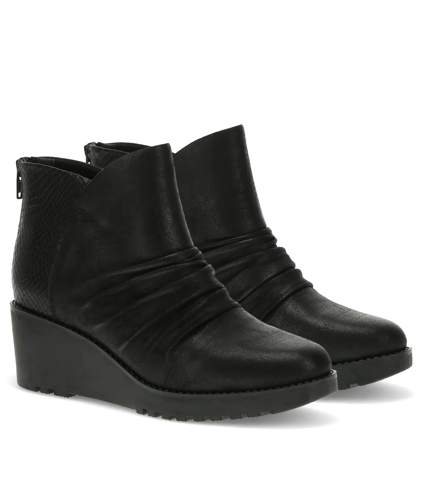 Baretraps Booties^Wichita Wedge Bootie Black