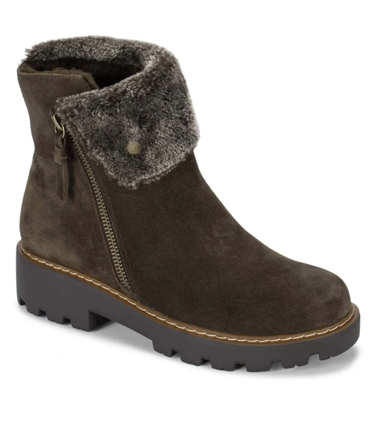 Baretraps Booties | Cold Weather Boots^Wyoming Water Resistant Boot MossSuede