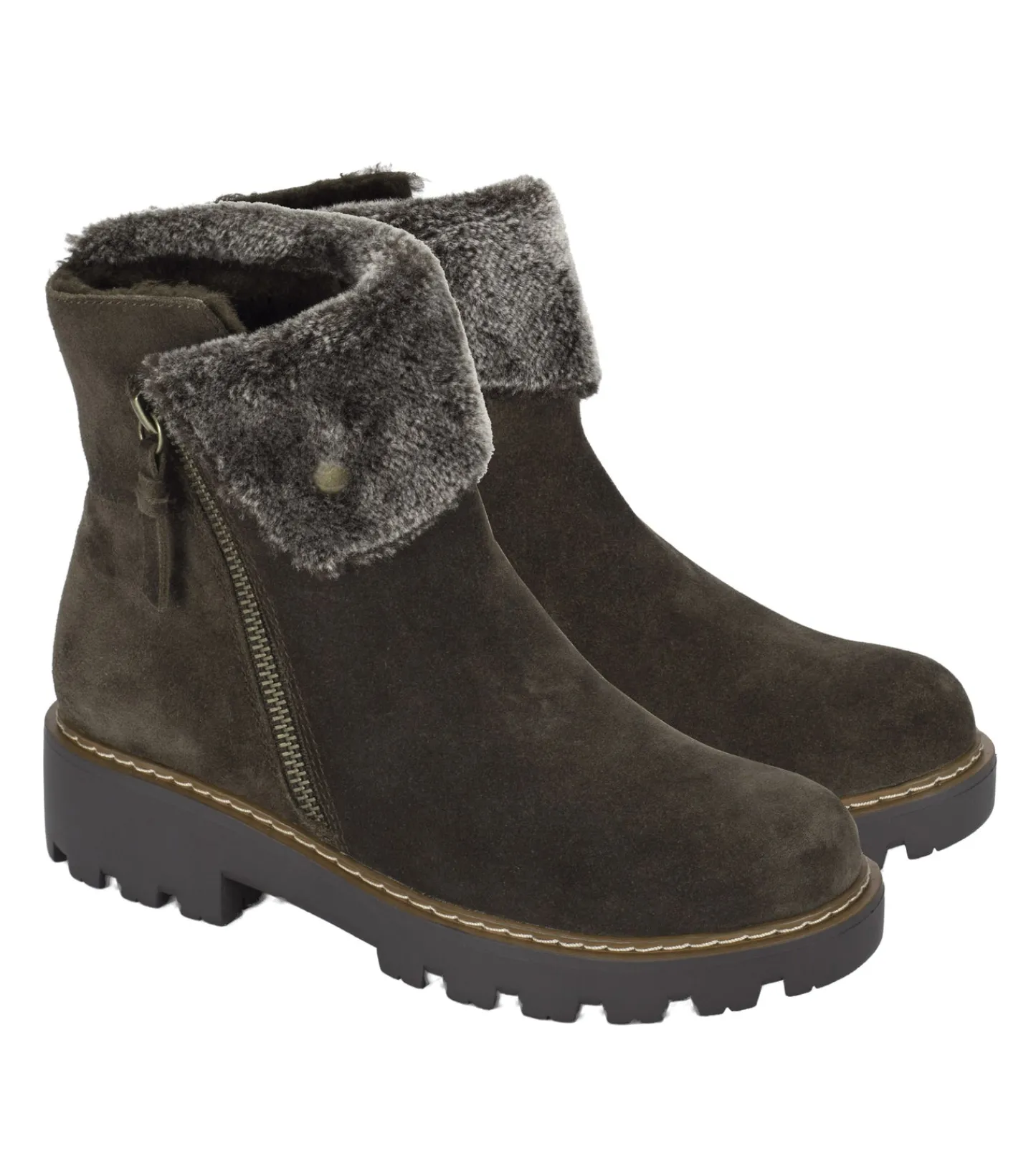 Baretraps Booties | Cold Weather Boots^Wyoming Water Resistant Boot MossSuede