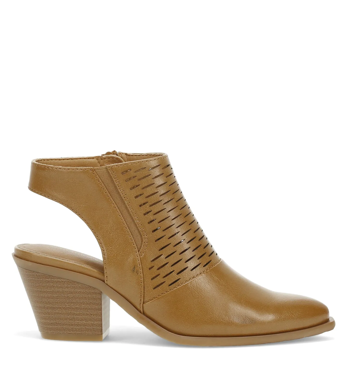 Baretraps Booties^Yangley Block Heel Bootie LightAlmond