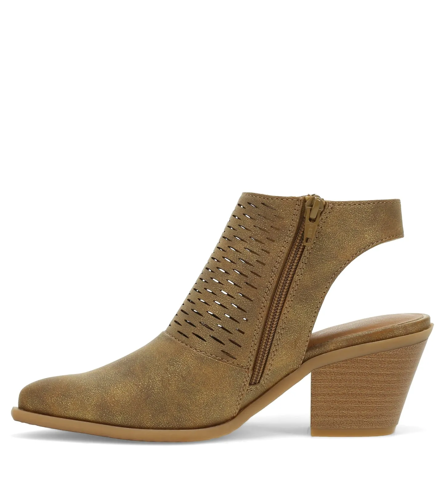 Baretraps Booties^Yangley Block Heel Bootie Gold