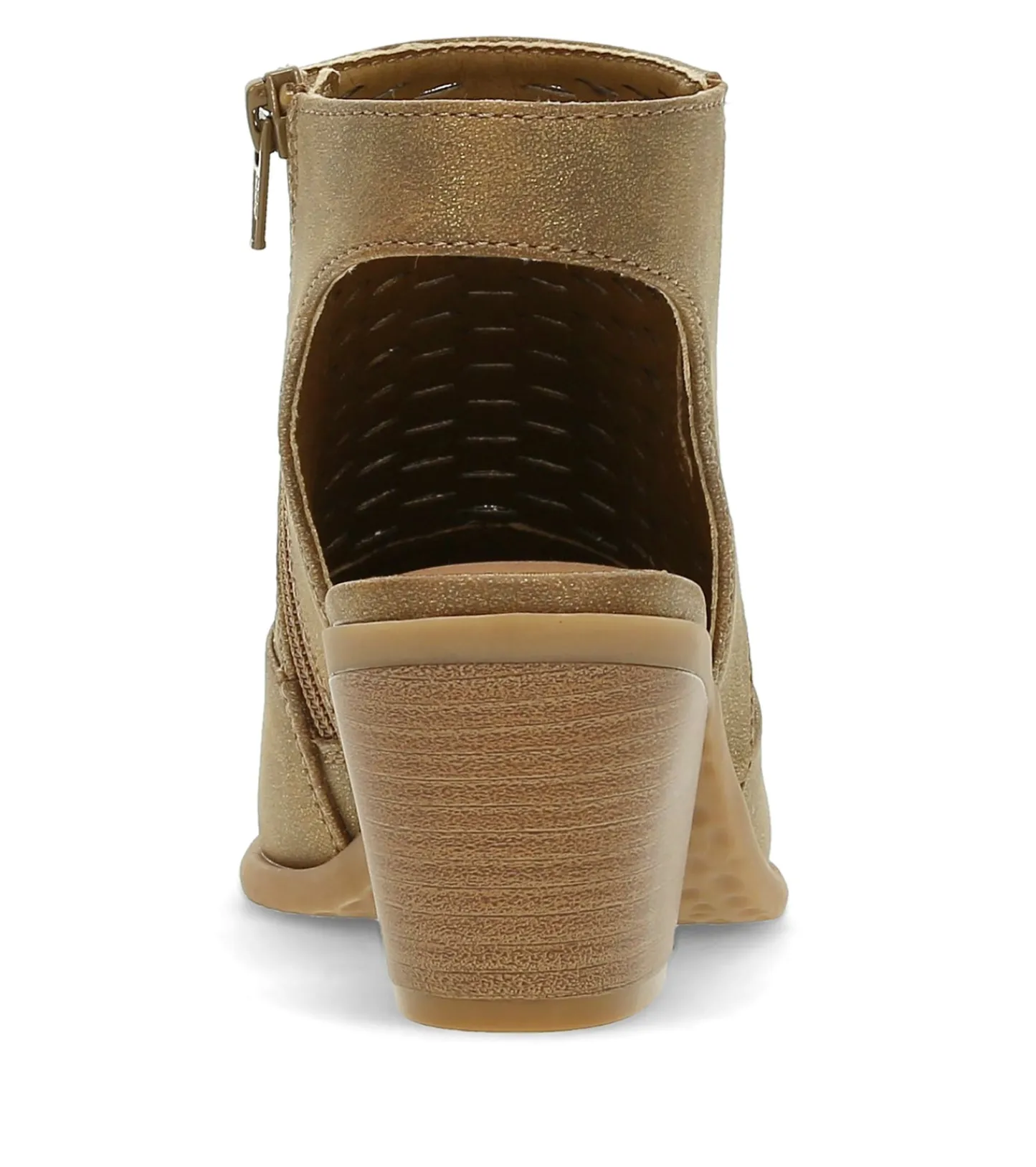 Baretraps Booties^Yangley Block Heel Bootie Gold