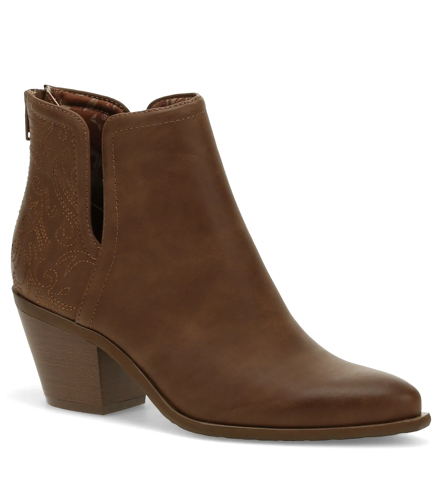 Baretraps Booties^Yara Block Heel Bootie Coffee