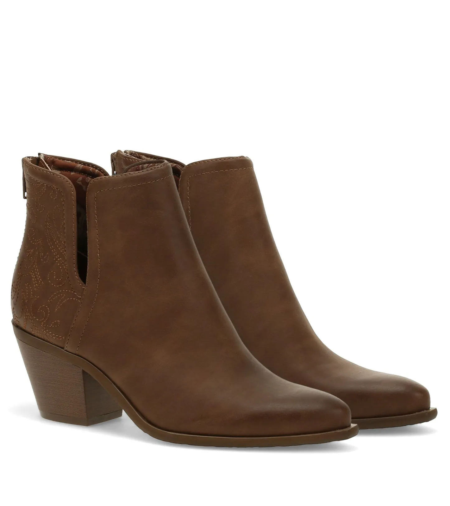 Baretraps Booties^Yara Block Heel Bootie Coffee
